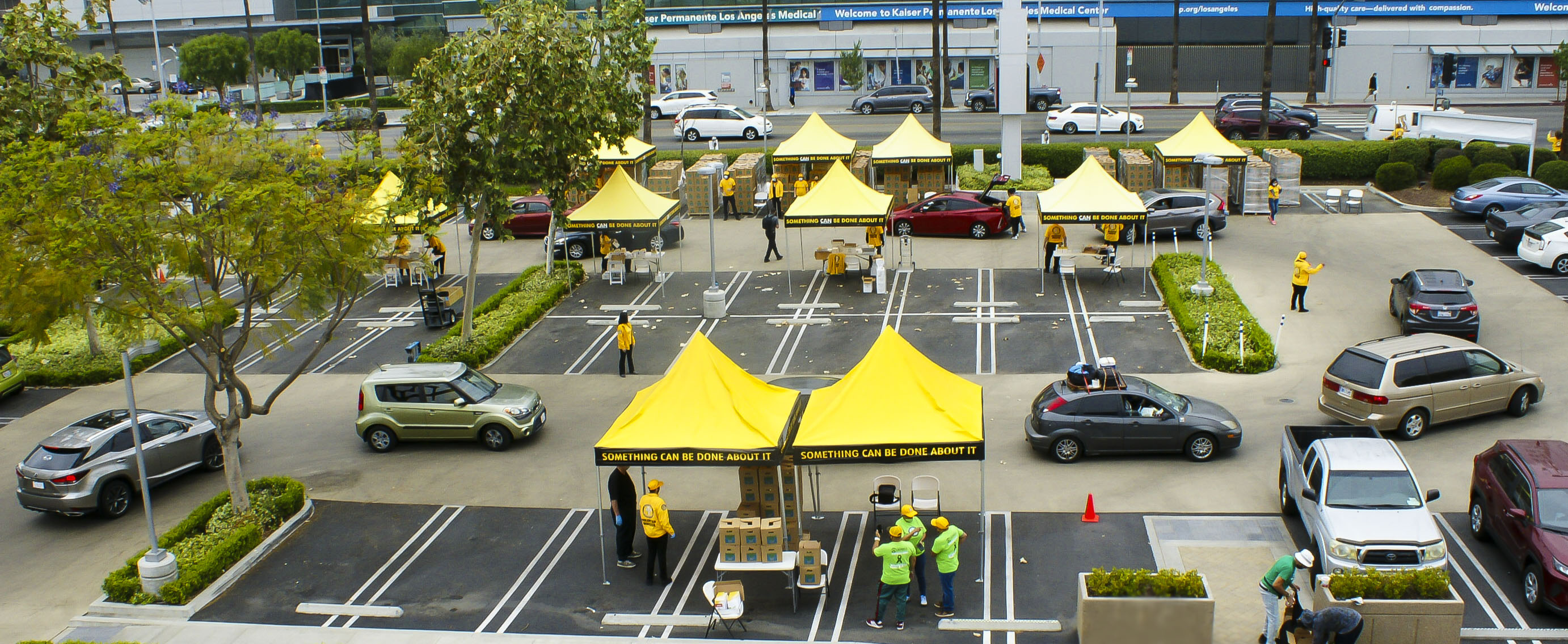 Scientology Volunteer Minister_Food into car